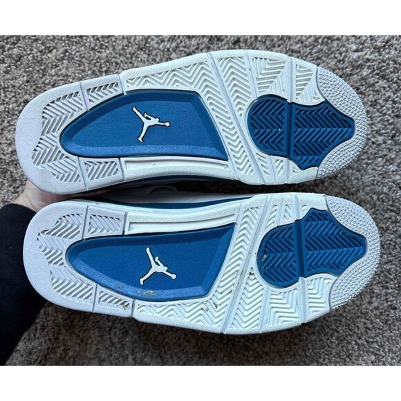 Nike Air Jordan 4 Retro 2024 Military Blue Size 5 Youth (Size 6.5 Women's) - Picture 5 of 10